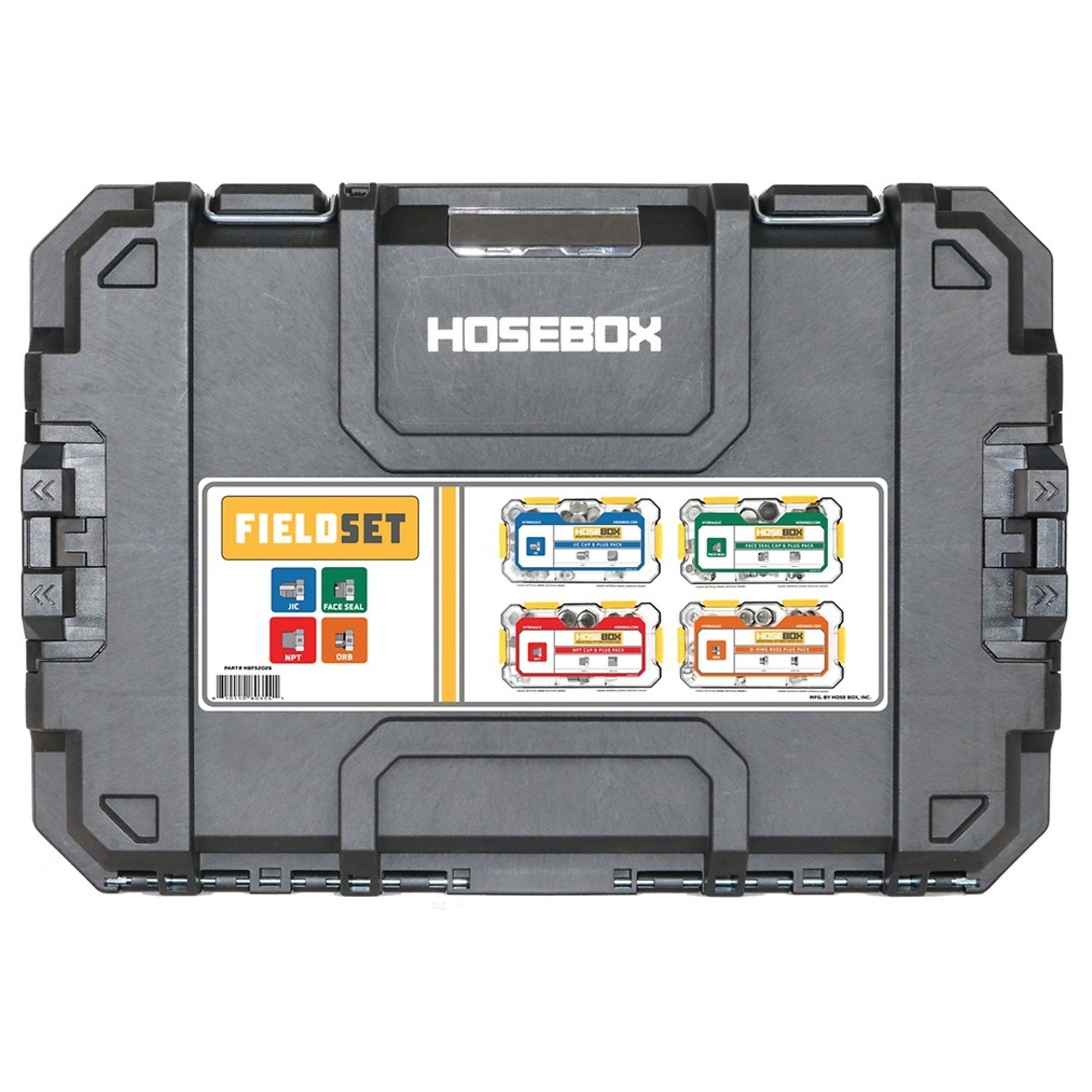 HoseBox Cap and Plug Field Set, 170 Pieces, Model# HBFS2026
